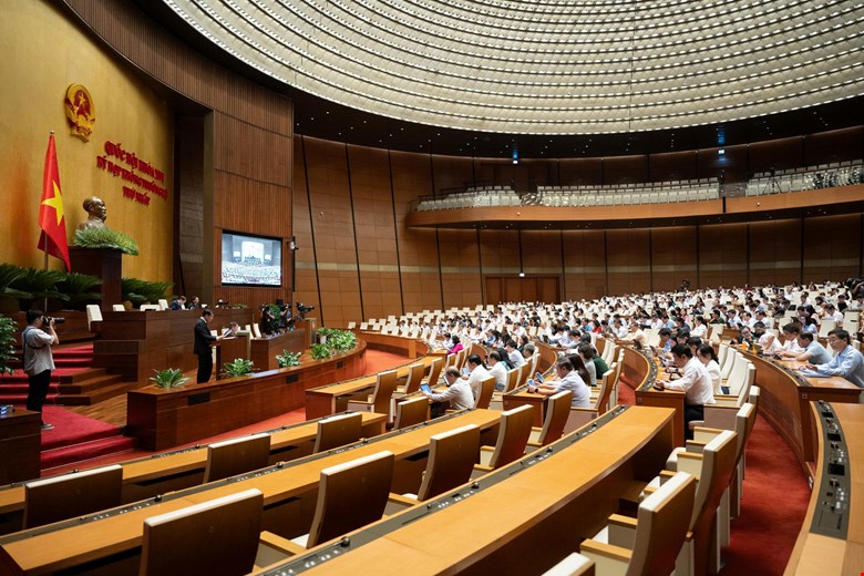 Overview of the first extraordinary session, 16th National Assembly. Photo: Media National Assembly
