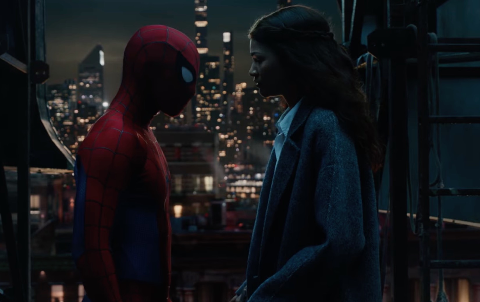 Tom Holland et Zendaya dans une scène du film Spider-Man 4: Un nouveau départ. Photo: CGV