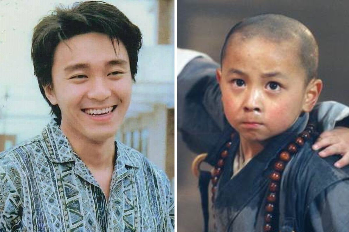 Stephen Chow and Thich Tieu Long as children. Photo: Xinhua
