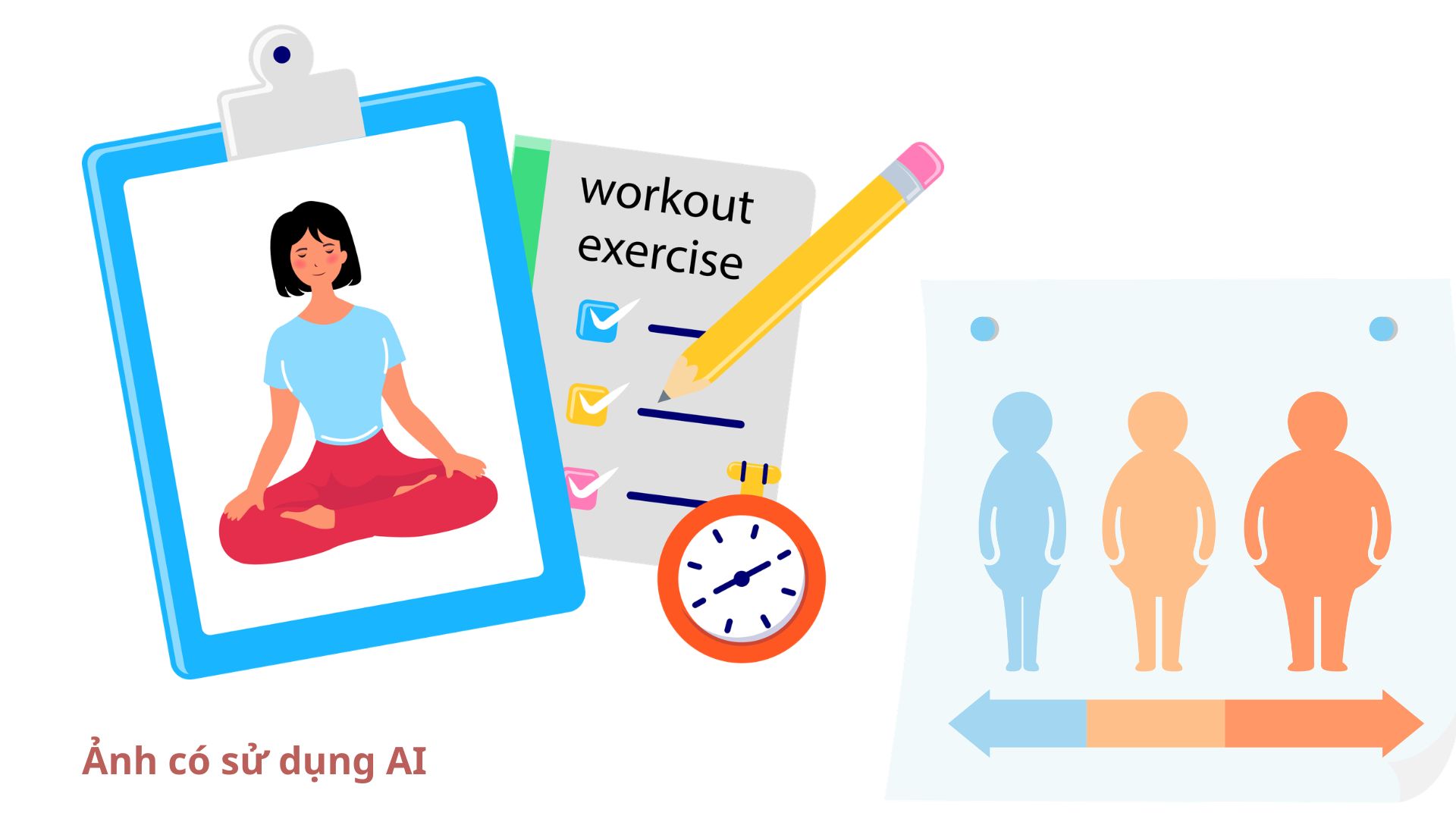Weight loss needs to combine nutrition, exercise, and getting enough sleep... to achieve maximum effectiveness. Photos using AI: Huong Son
