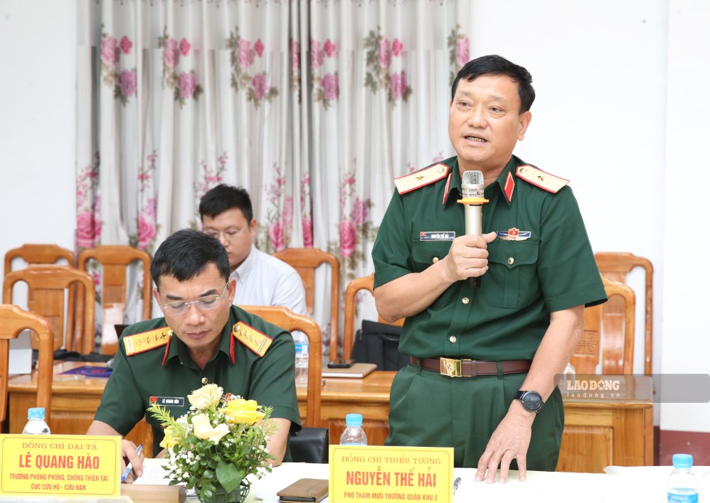 The National Steering Committee for Civil Defense requests Lao Cai to proactively manage natural disaster risks. Photo: Tien Lap