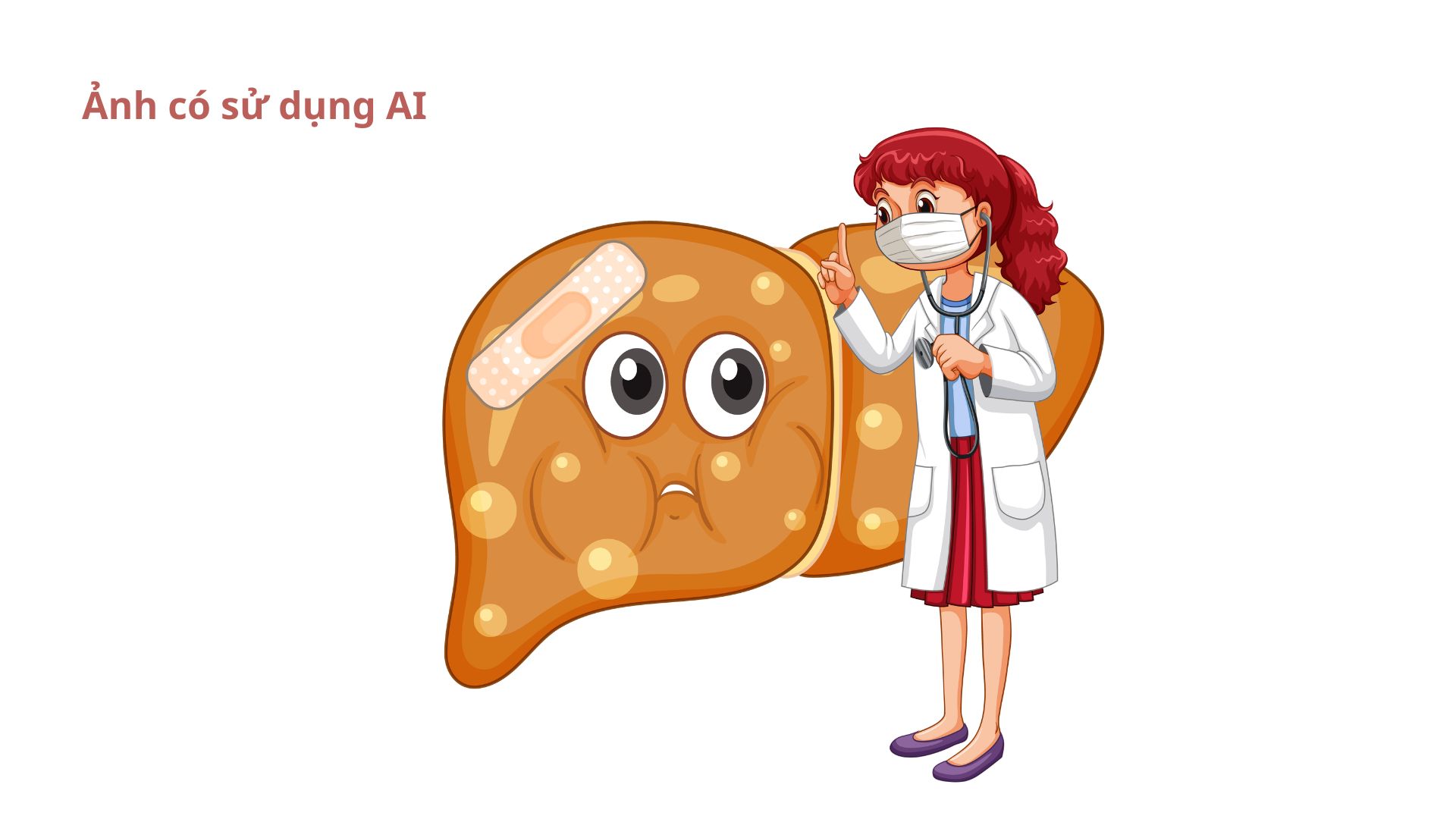 Asians have the characteristic of being more likely to accumulate visceral fat than Westerners, fat can accumulate in the liver. Image using AI: Huong Son