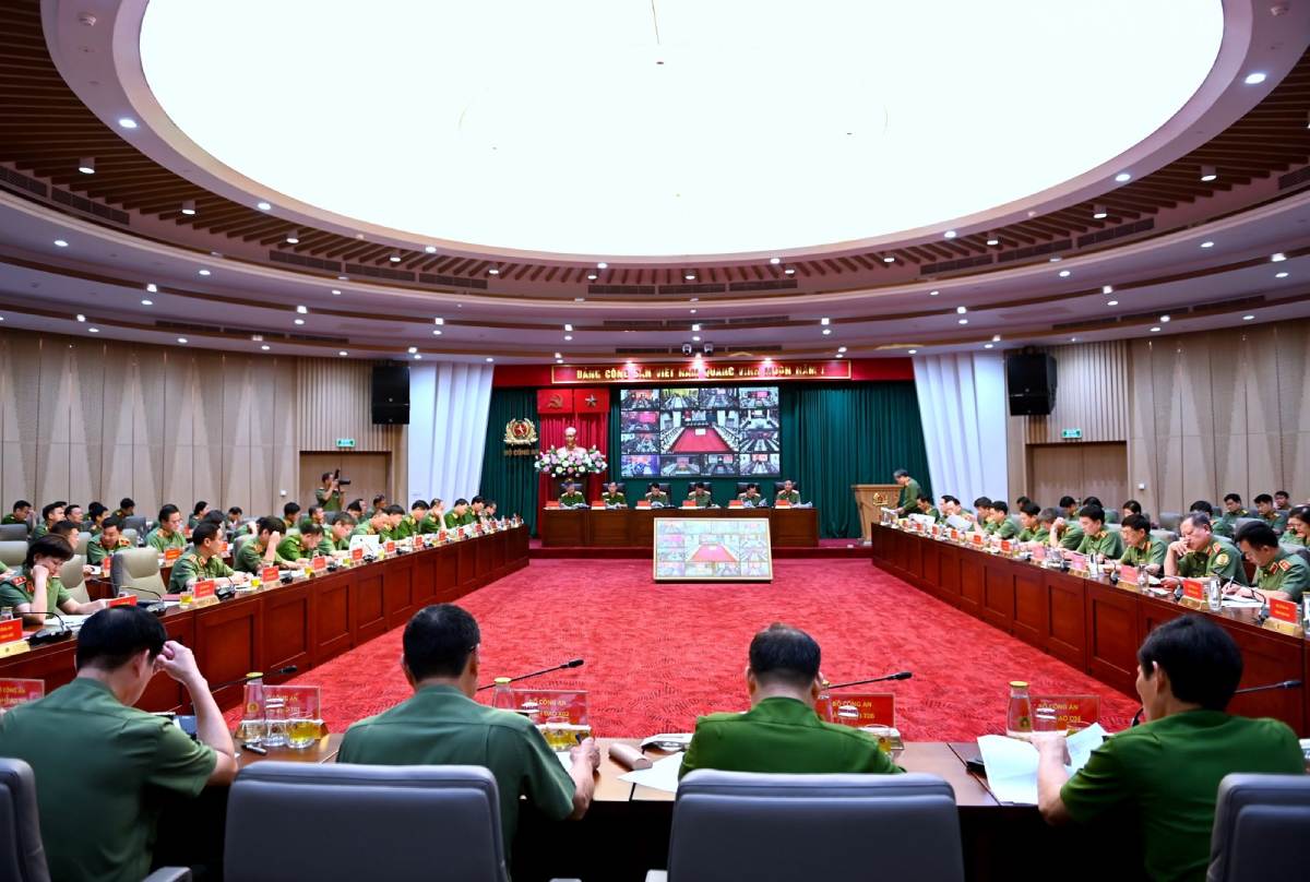 Toàn cảnh hội nghị. Ảnh: Bộ Công an