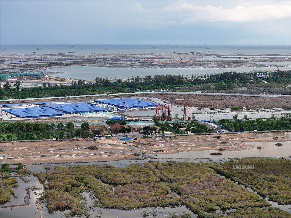 Liền kề khu vực này là dự án Khu đô thị du lịch biển Cần Giờ cũng đang được triển khai.  Ảnh: Anh Tú