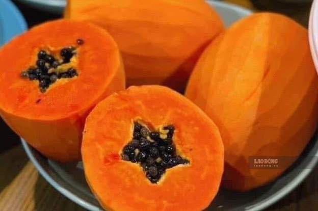 Calcium supplementation from papaya is used by many people. Photo: Kieu Vu