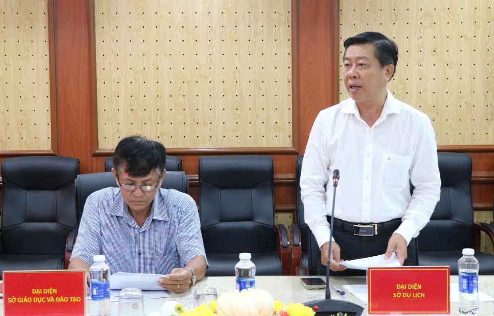 Các đại biểu tham gia đóng góp ý kiến. Ảnh: Tiến Dũng/Công an An Giang