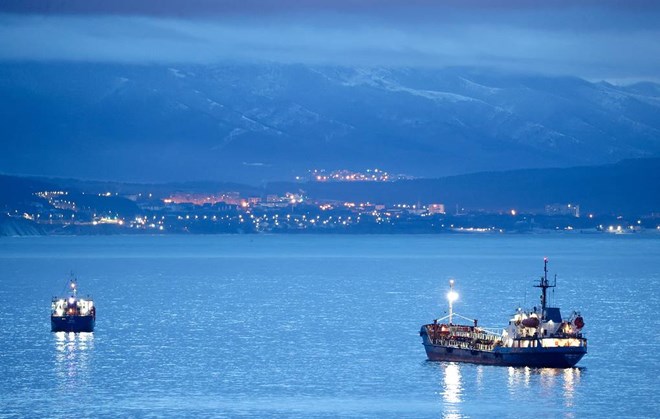 Cargo ships operating in the Black Sea. Photo: TASS