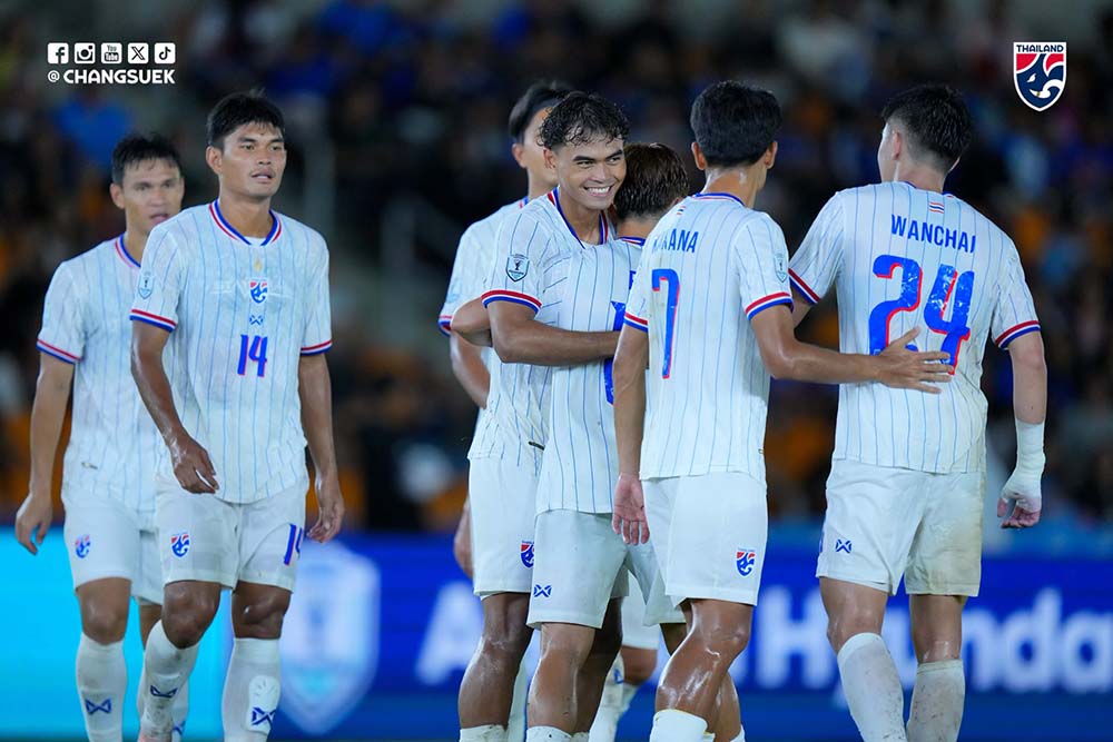 Thailand maintains a winning streak after 3 matches to lead Group B of ASEAN Cup 2026. Photo: FAT