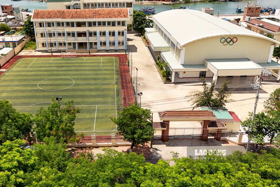 A school in Quy Nhon ward, Gia Lai province. Photo: Hoai Phuong