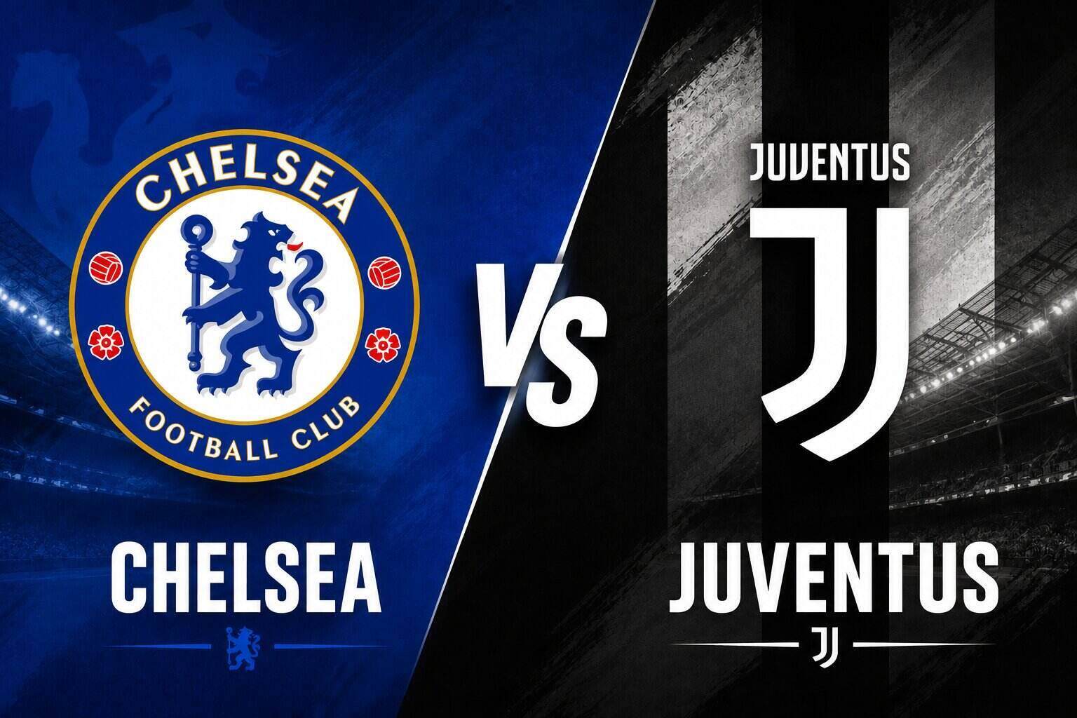 Chelsea vs Juventus football prediction. Graphics: Van An
