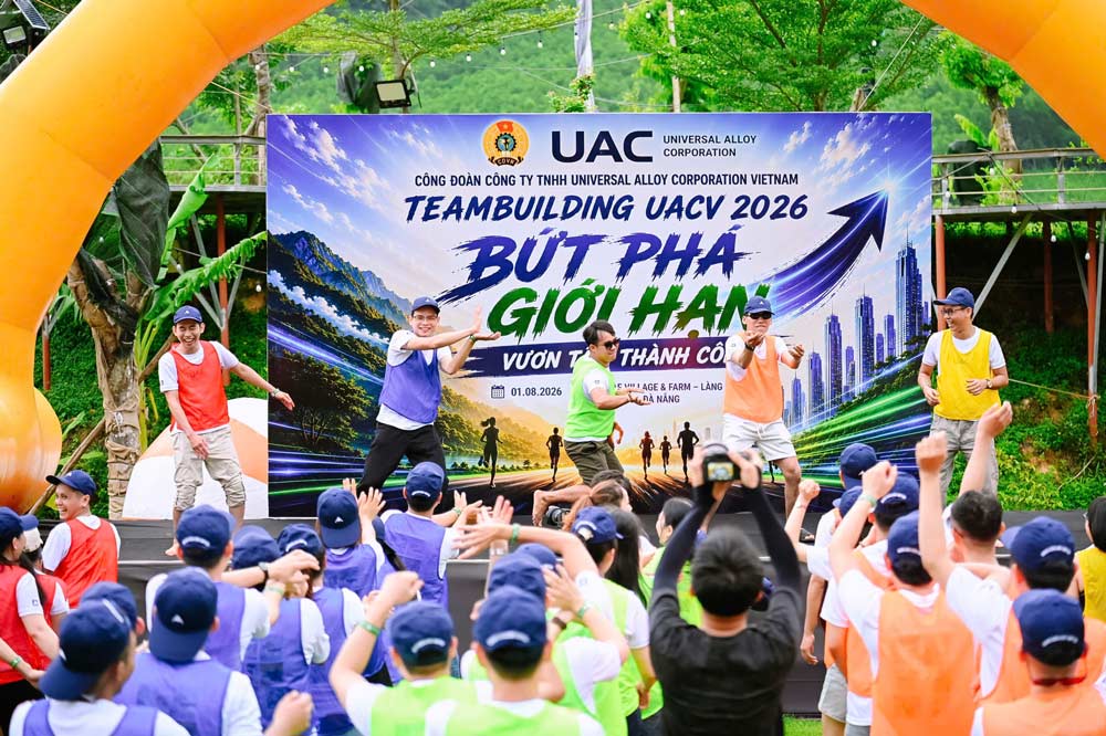 Le syndicat d'Universal Alloy Corporation Vietnam Co., Ltd. a organisé avec succès la Journée des membres du syndicat et des travailleurs - Team Building 2026. Photo: Syndicat de Da Nang