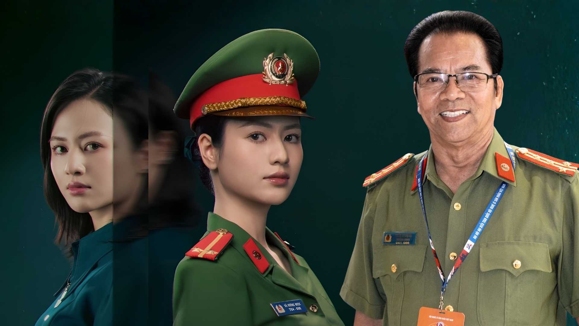 L'artiste du peuple Trần Nhượng apprécie la performance de Việt Hoa dans "Lửa trắng". Graphique: Minh Vũ