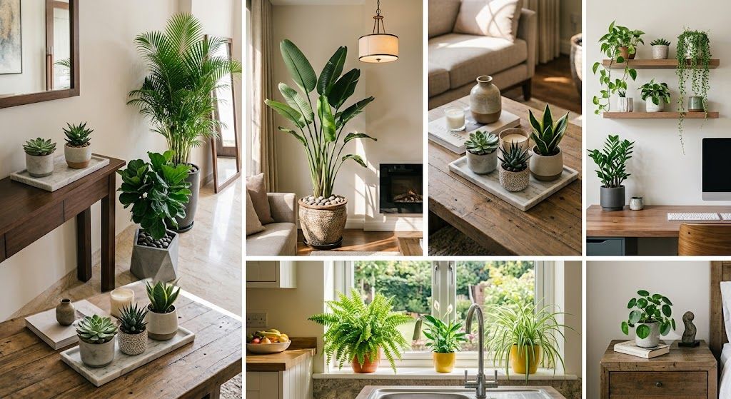 By choosing the right location, you can easily create aesthetic highlights for the house with ornamental plants without spending too much money. Photo created by AI