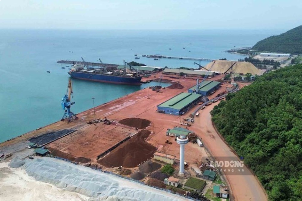 A corner of Vung Ang Port, Ha Tinh province. Photo: Tran Tuan