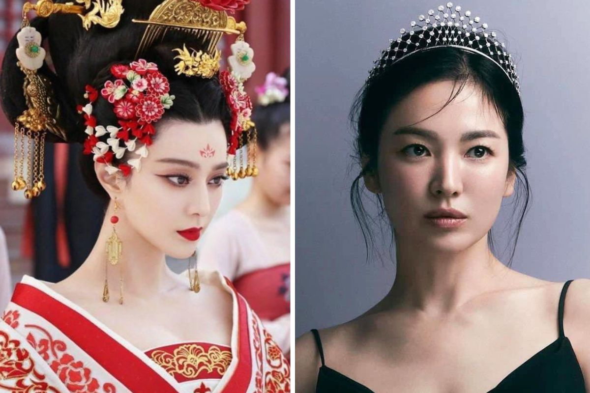 Pham Bang Bang and Song Hye Kyo. Photo: Xinhua, Netflix
