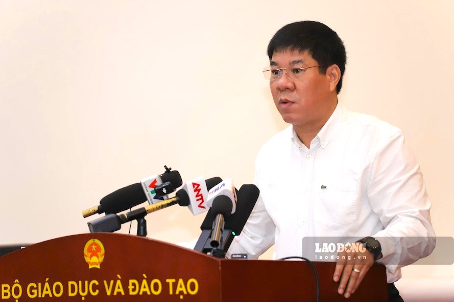 Ông Huỳnh Văn Chương - Cục trưởng Cục Quản lý chất lượng, Bộ GDĐT. Ảnh: Tường Vân