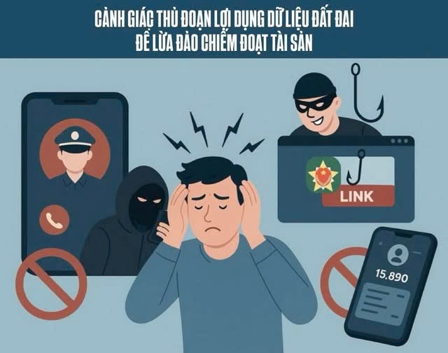 Công an cảnh báo thông tin sai lệch về triển khai chiến dịch làm giàu, làm sạch dữ liệu đất đai. Ảnh: Công an Hải Phòng