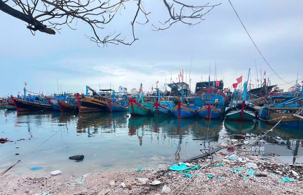 The fishing boat wharf area where the tragic child drowning incident occurred. Photo: Duy Tuan