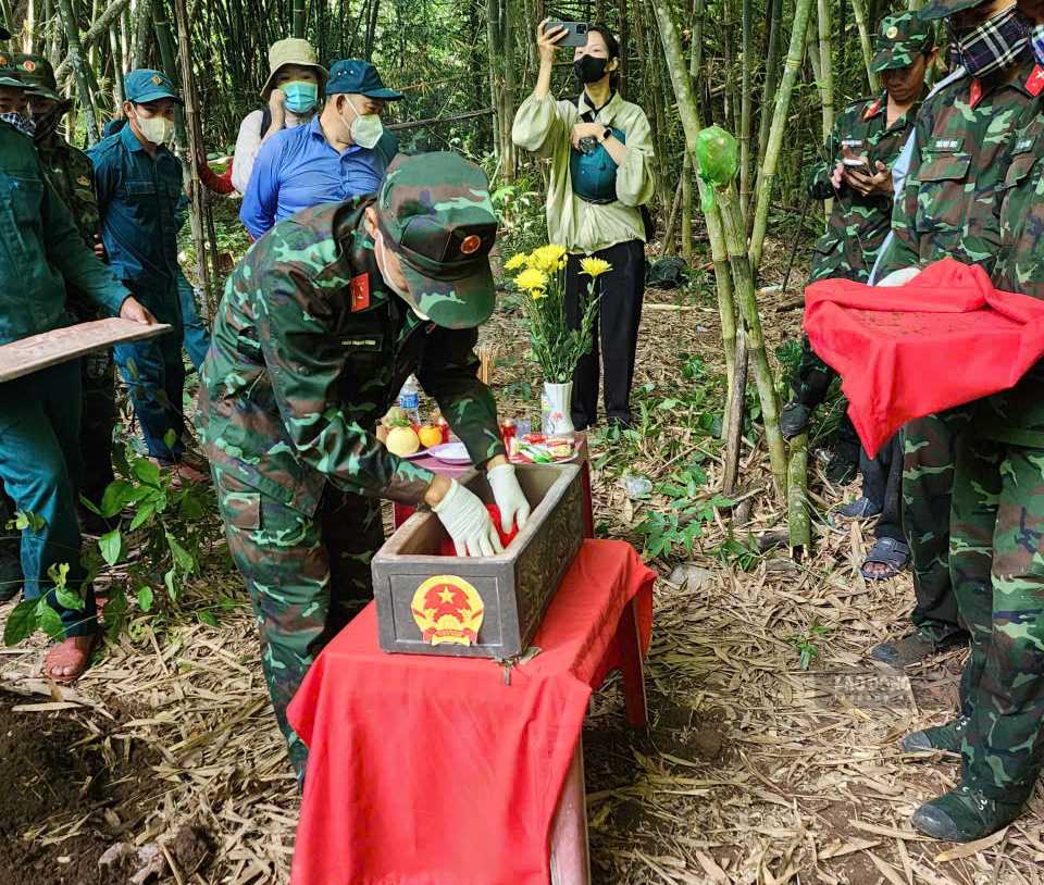 Sau gần 60 năm hy sinh, hài cốt liệt sĩ Ka Tơr Tiên đã được các đơn vị liên quan tìm thấy