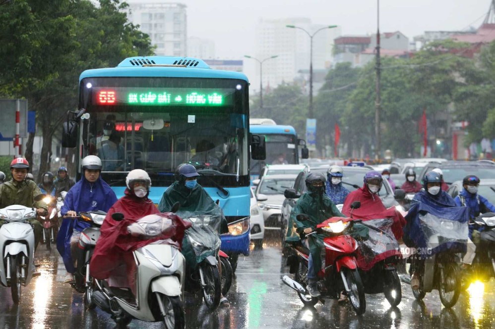 Forecast thunderstorms in the North will continue from tonight to tomorrow 6. 8. Photo: Ngoc Linh