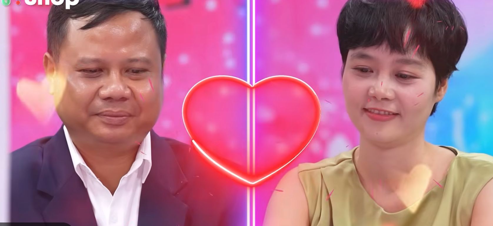 The couple at the dating show. Photo: MCV Unit.