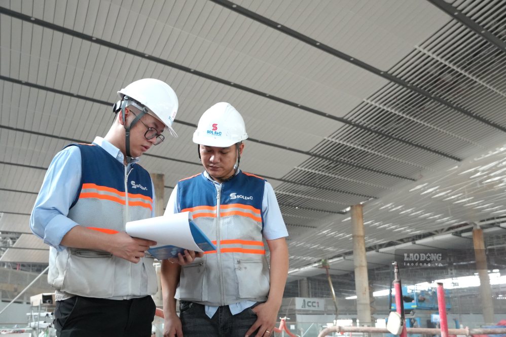 Gói thầu 5.10 nhà ga hành khách là đường gantt tiến độ của toàn bộ dự án sân bay Long Thành giai đoạn 1. Ảnh: HAC