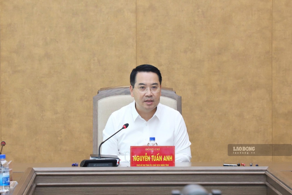 Chủ tịch UBND tỉnh Lào Cai Nguyễn Tuấn Anh. Ảnh: Linh Vũ