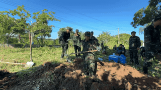 Operation 500 Days and Nights" contributes to bringing heroic martyrs back to their motherland, continuing the morality of "When drinking water, remember the source". Photo: Hoang Loc