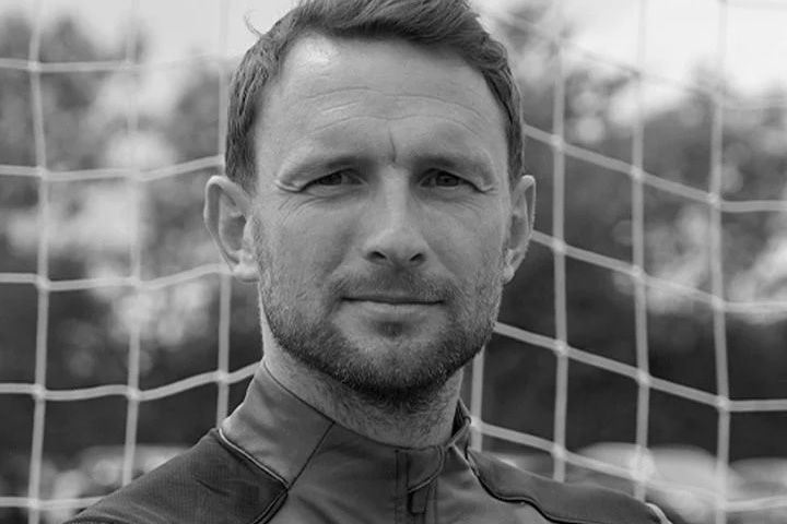 Alex Hughes - son of former Man United legend Mark Hughes passed away at the age of 38. Photo: Grimsby Town Club