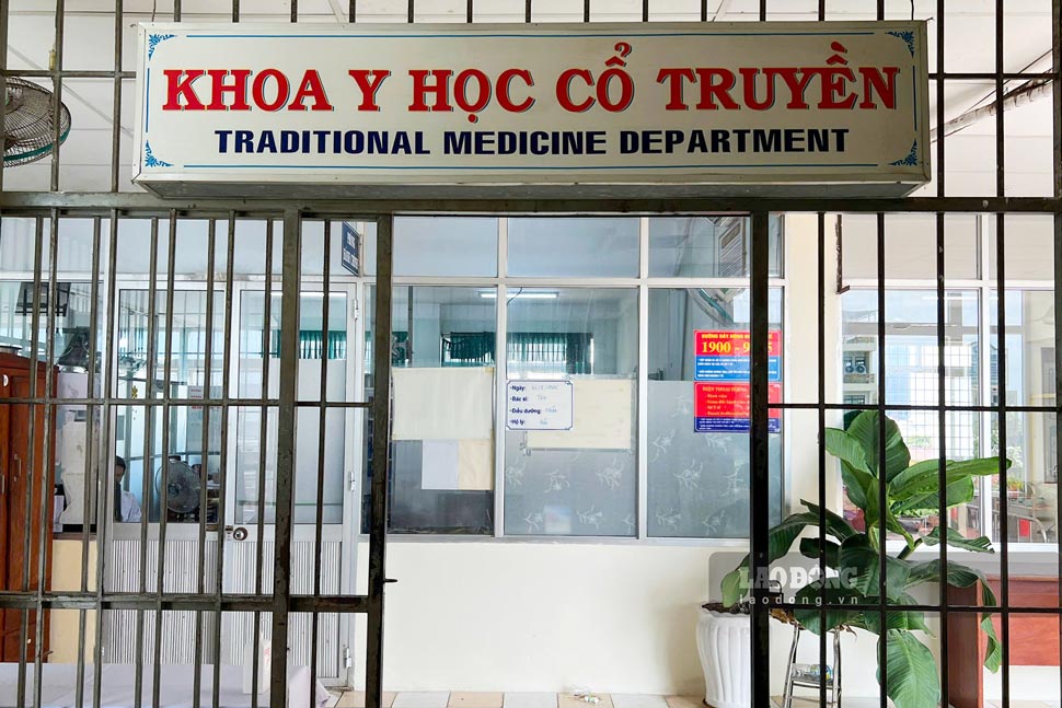Khoa Y học cổ truyền tại bệnh viện. Ảnh: Hoài Phương