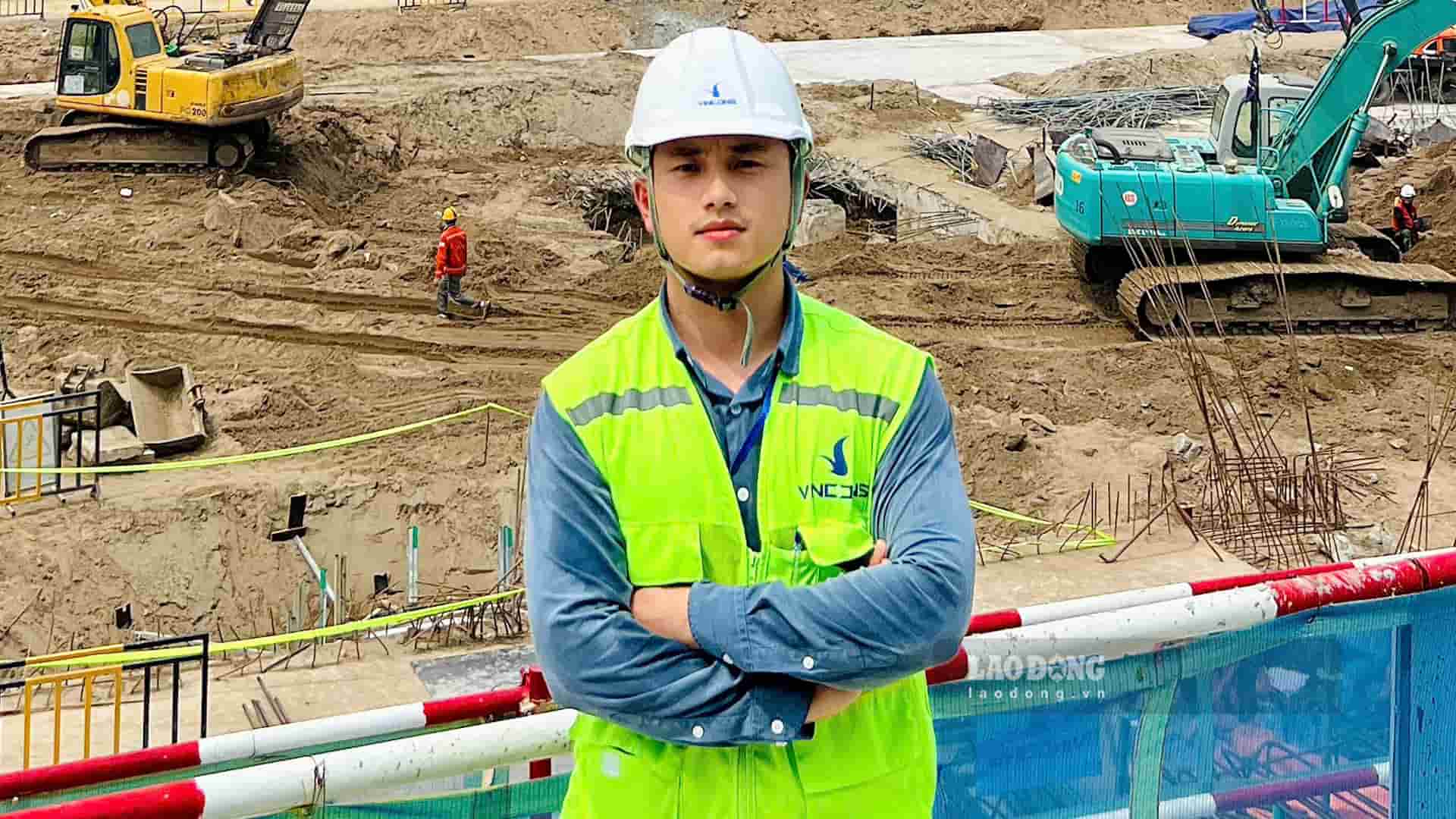 Anh Lê Minh Tú (Trưởng nhóm QC kiêm nhiệm Phụ trách Bộ phận Tuyển dụng Dự án, Công ty Cổ phần Phát triển và Đầu tư xây dựng Vincons). Ảnh: Nguyễn Trang