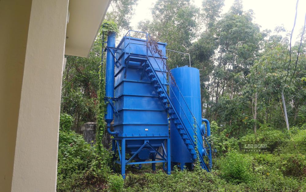 Các hạng mục của công trình hiện đang dừng hoạt động. Ảnh: Đông Giang