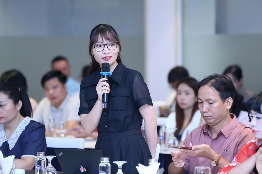 Đại diện Tập đoàn Sun Group phát biểu tại Hội thảo. Ảnh: Ban tổ chức cung cấp