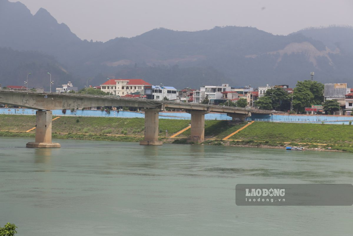 Hoa Binh Lake recorded an upstream water level of 103.11 m. Photo: Minh Nguyen