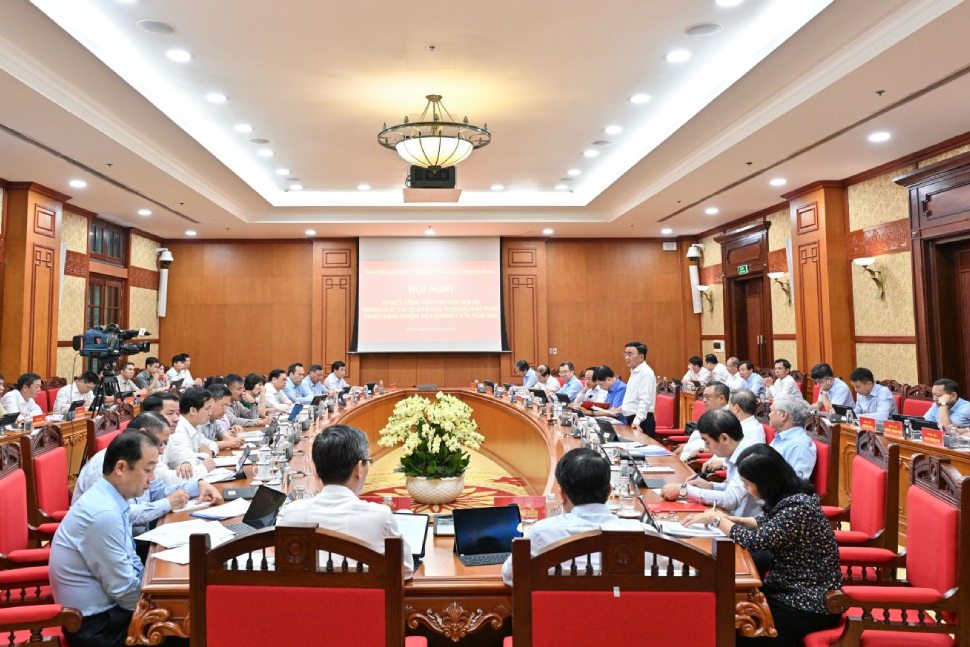 The Digital Transformation Steering Committee in Party agencies organizes a conference to summarize the first 6 months of the year and deploy key tasks for the last 6 months of 2026. Photo: E-Portal of the Communist Party of Vietnam.
