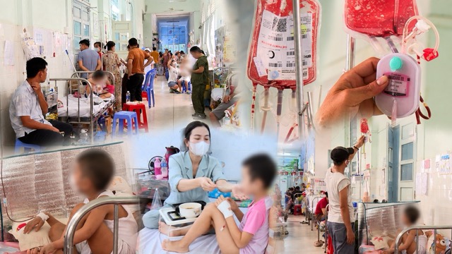 Le voyage d'une mère accompagnant un enfant malade traité pour le cancer du sang. Photo: Hương Sơn/Utilisation de l'IA