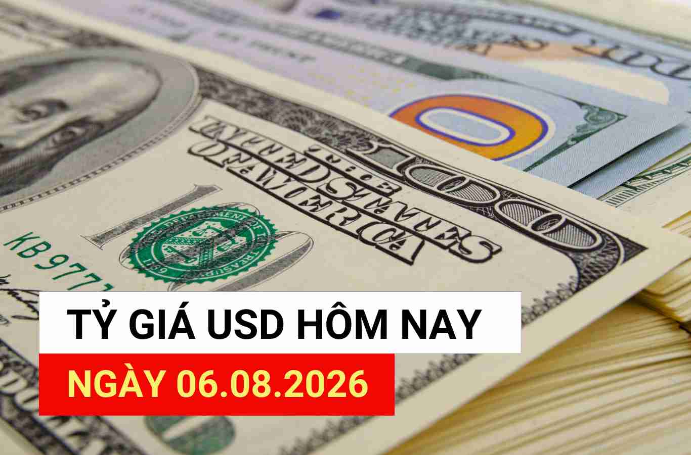 USD exchange rate today August 6th: Waiting for new signals from the FED