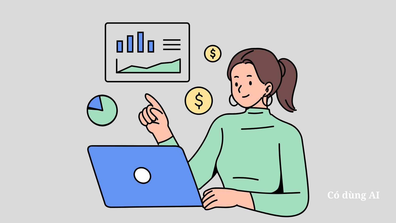 How to save for young families to help accumulate solid finances. Photo: AI