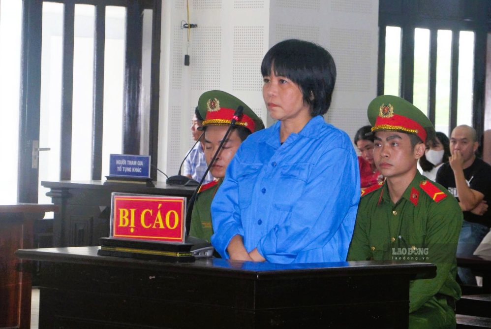 Tòa tuyên án chung thân cho người mẹ giết con, trục lợi gần 4,2 tỉ đồng tiền bảo hiểm ở Đà Nẵng. Ảnh: Nguyễn Hoàng