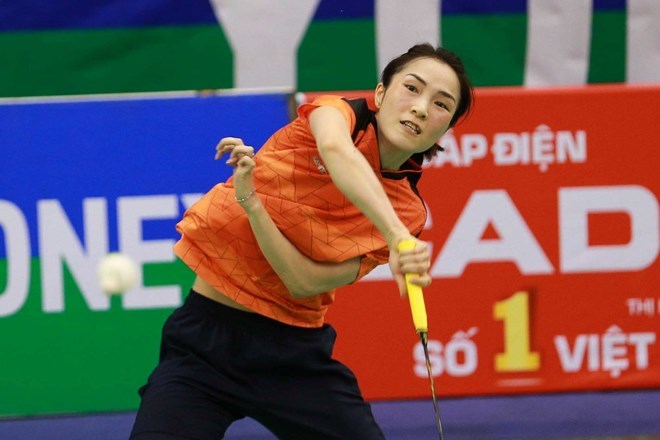 La tenista Vũ Thị Trang está jugando eficazmente en Corea del Sur. Foto: Thanh Vũ