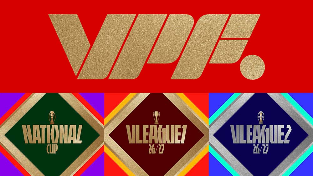 VPF announces new brand identity for Vietnamese professional football leagues. Photo: VPF