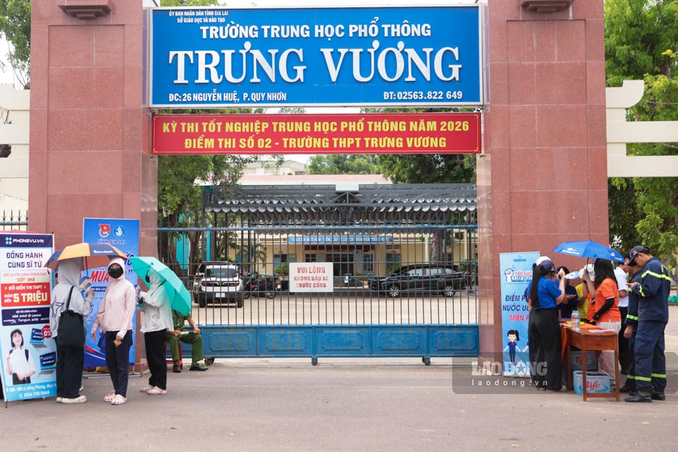A school in Quy Nhon ward, Gia Lai province. Photo: Hoai Phuong