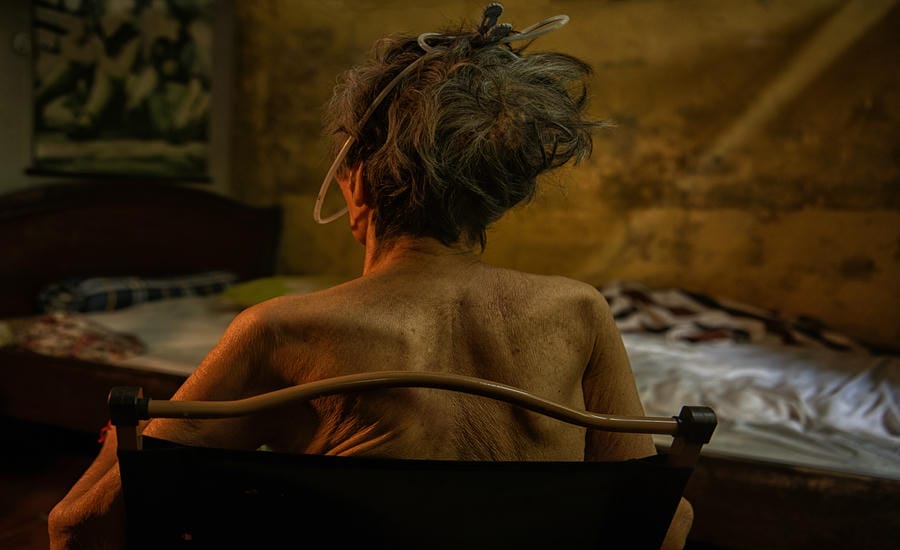 The work "Remains" by Viet Van.