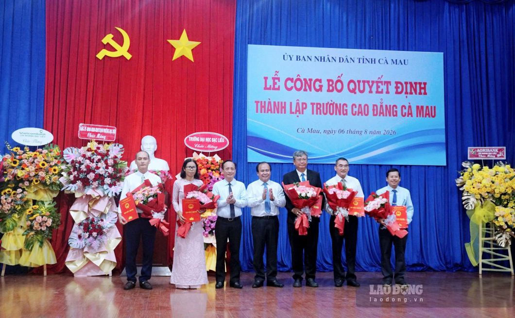Cà Mau chính thức hợp nhất 4 trường cao đẳng thành Trường cao đẳng Cà Mau. Ảnh: Nhật Hồ.