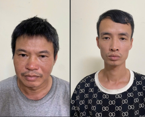 Các đối tượng liên quan. Ảnh: Công an Hải Phòng