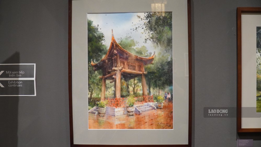 Tác phẩm “Văn Miếu trong tôi 2” - tác giả Khotsouvanh Hongsa.