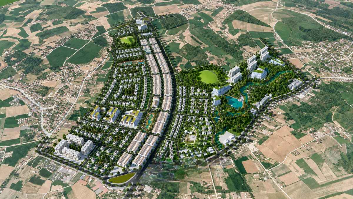 Perspective du projet de nouvelle zone urbaine à proximité du centre touristique clé du quartier de Vân Sơn. Photo: Sonla. gov. vn