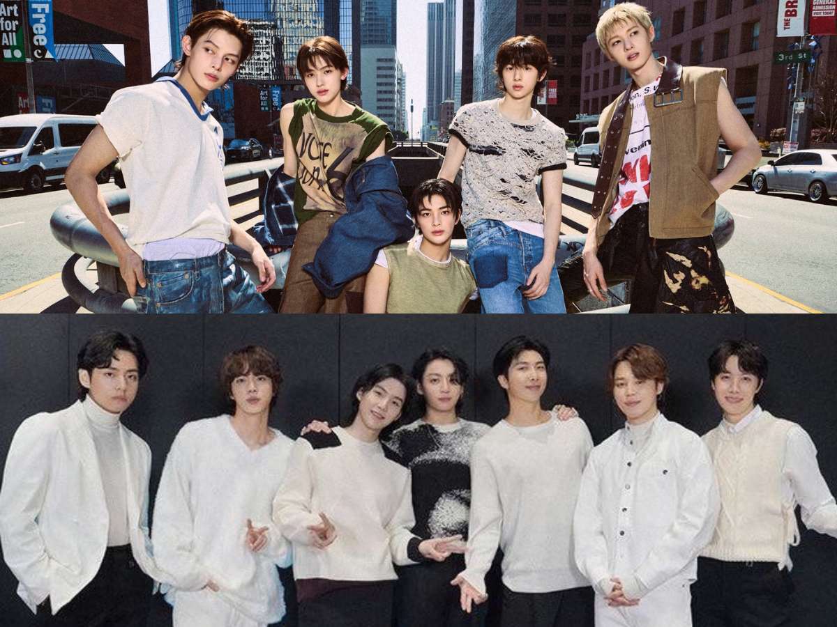 BTS and CORTIS. Photo: Lotte.