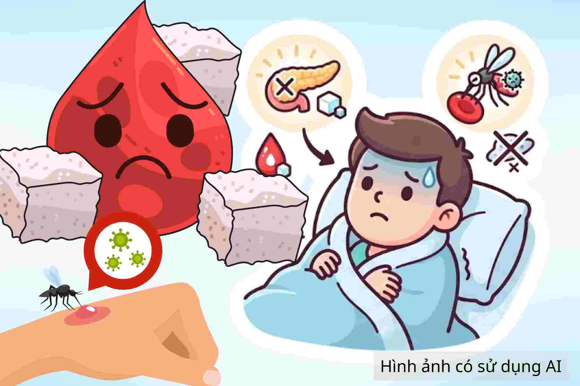 Los pacientes diabéticos con dengue son propensos a complicaciones graves