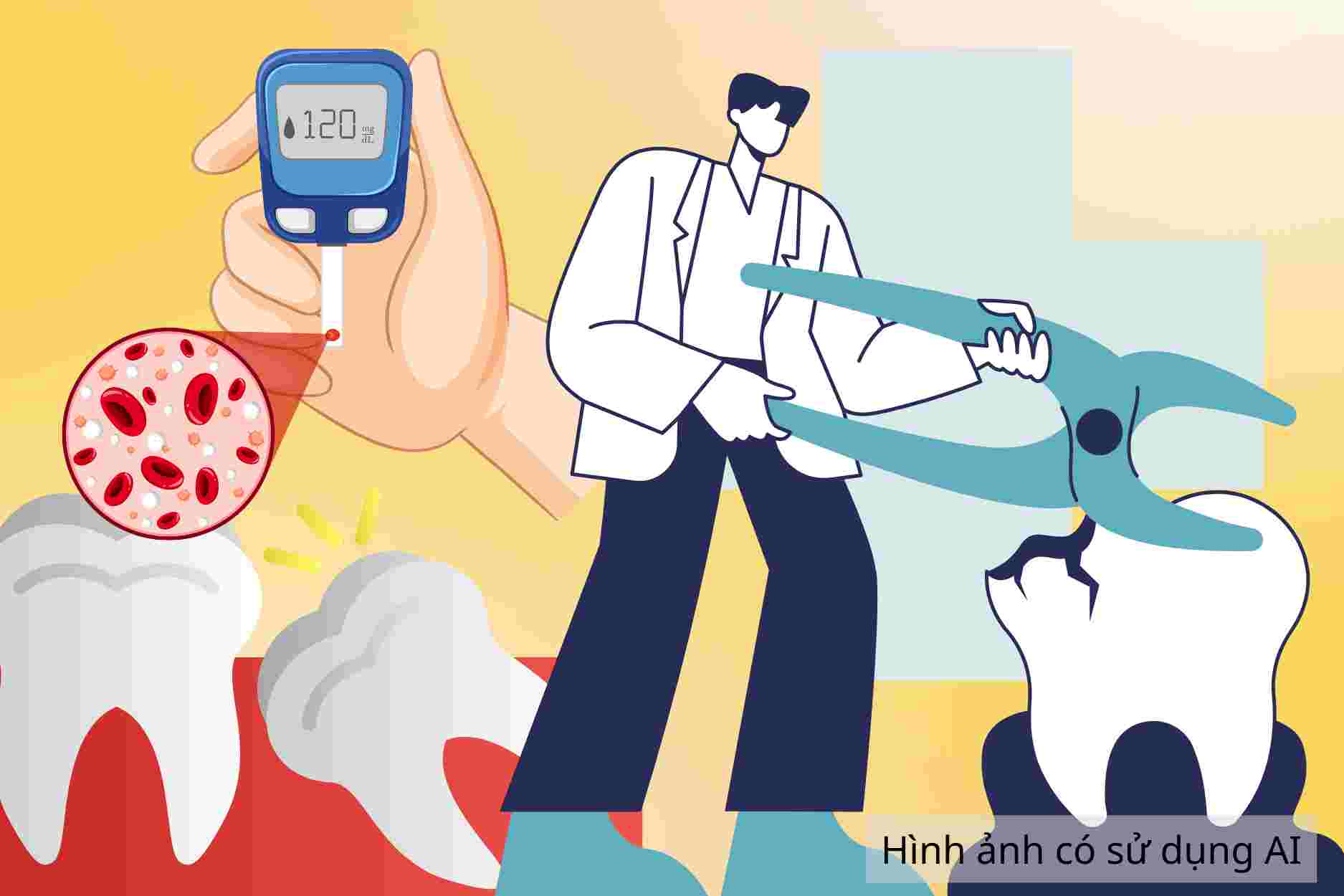 Notes to remember after wisdom tooth extraction on diabetic patients